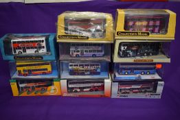 Six Corgi (china) Limited Edition Oriental Omnibus, SuperBus and similar diecast buses, including