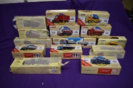 Fourteen Corgi (china) Classics diecast Articulated Wagons and Advertising Vans, Tennant,