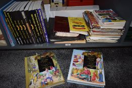 A shelf of diecast model reference and valuation books including British Diecast Model Toy