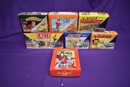 Seven Corgi (china) Comic Classics Limited Edition diecast sets, X-Men, Adventure, Rover, Lion,