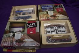 Two Corgi (China) diecast Limited Edition Cafe Connection sets, Jungle Cafe CC11603 and Silver