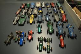 A selection of Dinky, Lesney and similar period Racing and Land Speed Record Cars including Talbot