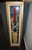 A Grant Thornton UK LLP Gunn & Moore Limited Edition Purist Cricket Bat signed by Michael Vaughan,
