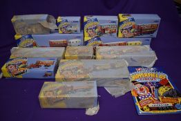 Twelve Corgi (China) diecast Chipperfield Circus vehicles, Scammell Highwayman Trailer & Caravan