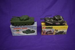 A Dinky diecast, Centurion Tank, boxed 651 and a Corgi diecast, Centurion Mk III Tank, boxed 901