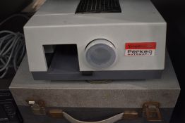 A Voigtlander Perkeo Automat J slide Projector in hard case