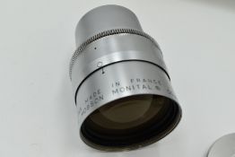A very rare Rank Taylor Hobson Monital Sopelem f;0.95 50mm lens French made with conversion to fit