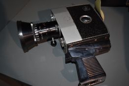 A Bolex Paillard P4 cine camera in hard case