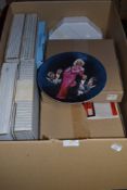 A selection of ceramic display plates including Danbury mint and Delphi