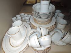 A large part tea and dinner service by Trade Winds Table Ware