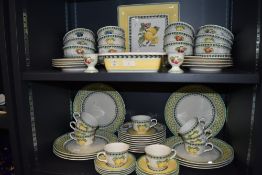A fine part dinner and tea service by Villeroy Boch in the Country Collection design