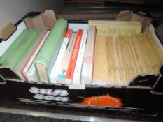 A box of mixed books of classical music interest.