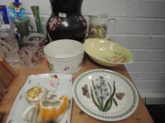 A selection of ceramics including Carelton ware Australia design
