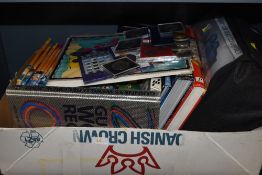 A selection of collectable coins and currency also car seat cover set and selection of Disney books