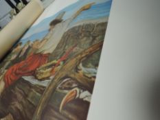 A selection of vintage prints,various subjects including horse interest.