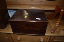 A 19th Century mahogany work box, approx. 32 x 27 x 16cm