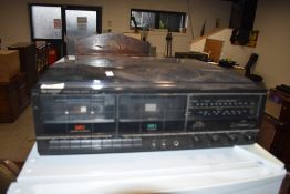 A vintage Sharp (SG-33) stereo music centre (no speakers)