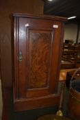 A Victorian stained frame pot cupboard, height approx. 76cm, some historical worm in base