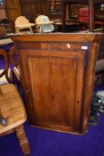 A 19th Century mahogany corner cupboard, width approx. 70cm