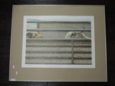 A Ltd Ed print, after Alan Stones, Take Stock, num 26/200, signed and dated 1989, 40 x 55cm, framed