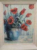 An oil painting, Mary Armour, still life, signed, 44 x 34cm, framed