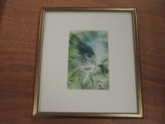 A wax picture, Tiana Marie, Wings, attributed verso and dated 1994, 15 x 10cm, framed and glazed