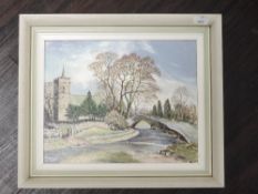 An oil painting on board, Neil Taylor, Crosby Ravensworth, signed, 20 x 25cm, framed