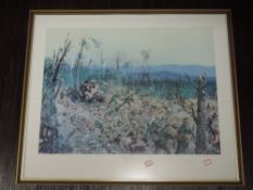 A Ltd Ed print, after Terence Cuneo, When you go home tell them of us and say for their tomorrow