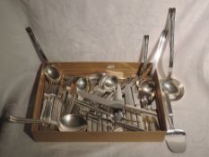 A large collection of Dutch silver plated cutlery by Keltum with matched knives by Gerritsen & Van