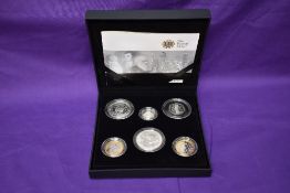 A Royal Mint 2009 UK Family Silver Proof Collection in original box with certificate comprising,