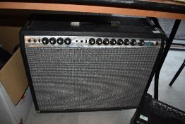 A Fender 'silver face' Pro Reverb 2 x 12 combo amplifier, serial number A815950