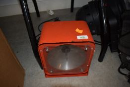 A vintage 70's style disco strobe light