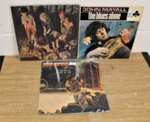 A lot of two John Mayall and one Jethro Tull albums