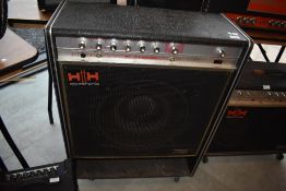 A 1970s HH Valve Sound Musician bass combo amplifier