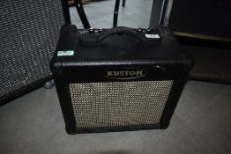 A Kustom 10 watt guitar amplifier with effects