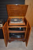 A home stereo system having Goldring Lenco GL72 record player, Marantz special edition amplifier,