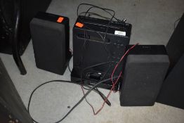 A Sony micro hifi component system, CMT-LX40i, includes DAB cable and additional blue tooth receiver