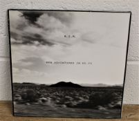 A copy of REM's ' New Adventures in Hi-Fi ' vinyl is ex with light wear to spine - rare UK