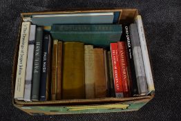 Art and related. A carton. Includes; Paul Nash; Ansel Adams; Mario Arlati; etc. (22)