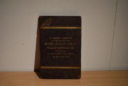 Presentation copy. Smith, Hubert - A Short Memoir of the Late Eminent Shropshire Genealogist and
