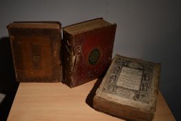 Antiquarian. Bibles and Religion. Includes; Holy Bible - Oxford: 1786. Contemporary binding, worn.