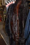 Four vintage fur coats, mixed furs,styles and sizes.