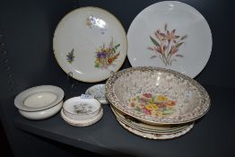 A selection of ceramics including Royal Worcester and Beswick