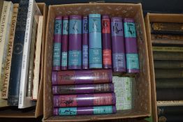 A collection of Charles Dickens books.