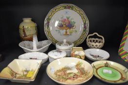 A selection of Royal Doulton series ware including trinket and pin dishes
