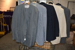 Four high quality gents suits including Christian Dior, Yves st Germain and Butler and webb, also