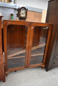 A late 19th/early 20th Century mahogany bookcase, width approx. 105cm height 130cm