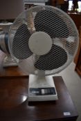 A vintage desk fan, by JAC