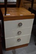A set of laminated drawers ideal for bathroom or bedroom approx 45cmx46cmx70cm