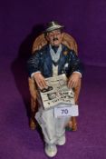 A Royal Doulton Figurine, Taking Things Easy HN 2677